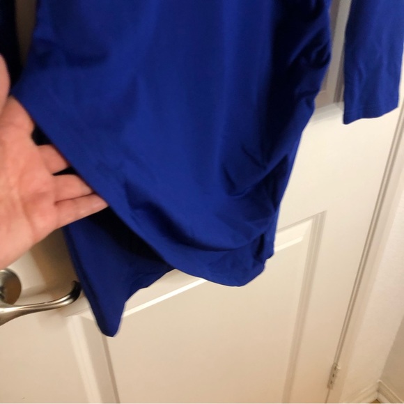 NWOT New Women's Long Sleeve Elegant Bodycon Dress Blue Size S - Picture 8 of 10